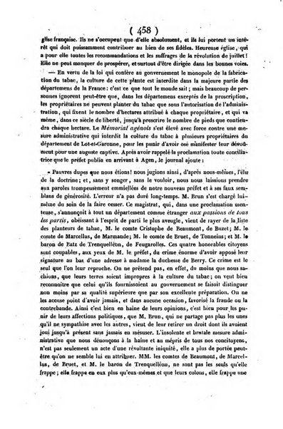 L'ami de la religion journal et revue ecclesiastique, politique et litteraire