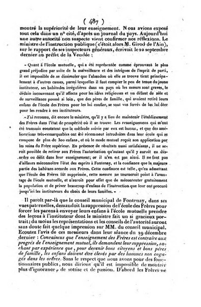 L'ami de la religion journal et revue ecclesiastique, politique et litteraire