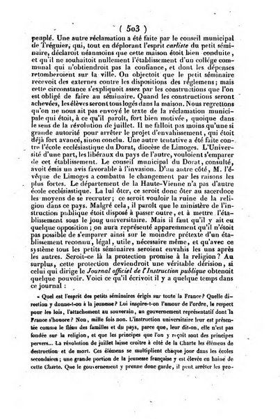 L'ami de la religion journal et revue ecclesiastique, politique et litteraire