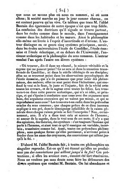 L'ami de la religion journal et revue ecclesiastique, politique et litteraire