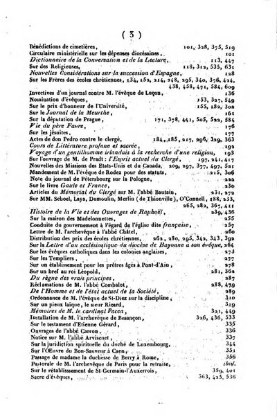 L'ami de la religion journal et revue ecclesiastique, politique et litteraire