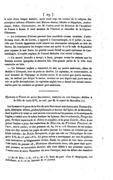 L'ami de la religion journal et revue ecclesiastique, politique et litteraire