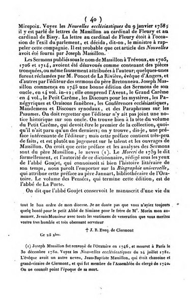 L'ami de la religion journal et revue ecclesiastique, politique et litteraire