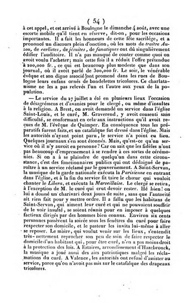 L'ami de la religion journal et revue ecclesiastique, politique et litteraire