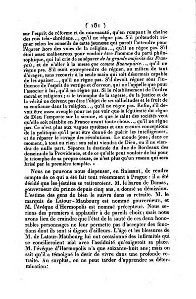 L'ami de la religion journal et revue ecclesiastique, politique et litteraire