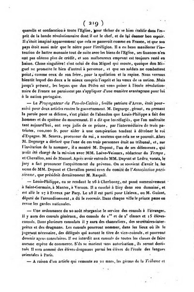 L'ami de la religion journal et revue ecclesiastique, politique et litteraire