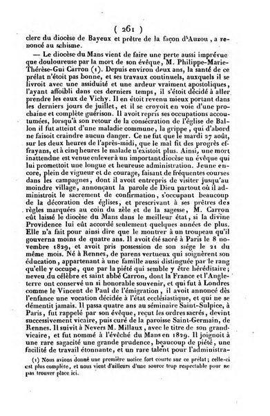 L'ami de la religion journal et revue ecclesiastique, politique et litteraire