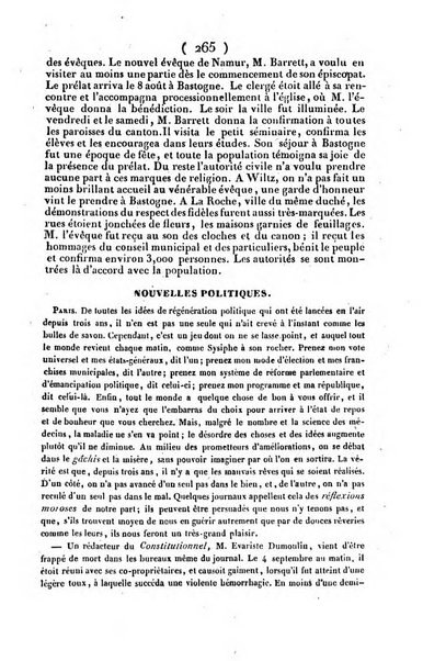 L'ami de la religion journal et revue ecclesiastique, politique et litteraire