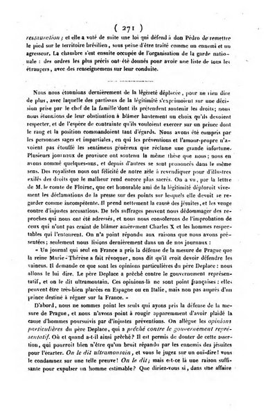 L'ami de la religion journal et revue ecclesiastique, politique et litteraire