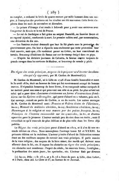 L'ami de la religion journal et revue ecclesiastique, politique et litteraire