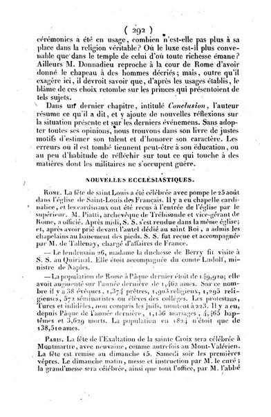 L'ami de la religion journal et revue ecclesiastique, politique et litteraire