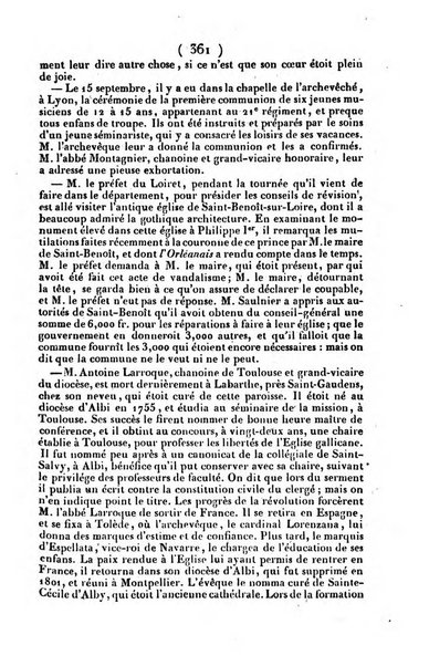 L'ami de la religion journal et revue ecclesiastique, politique et litteraire