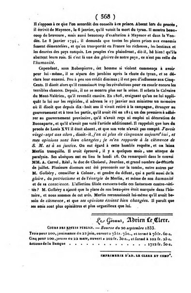 L'ami de la religion journal et revue ecclesiastique, politique et litteraire