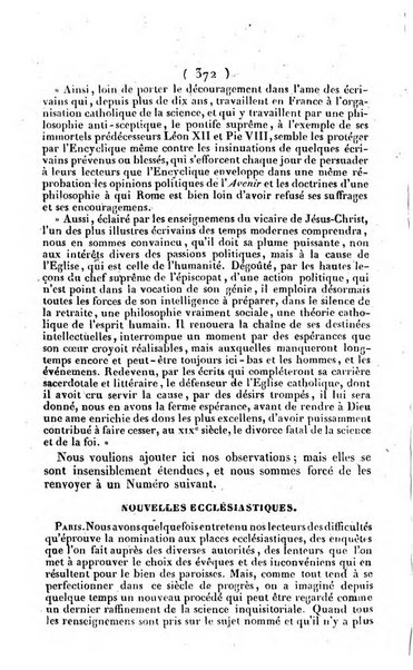 L'ami de la religion journal et revue ecclesiastique, politique et litteraire