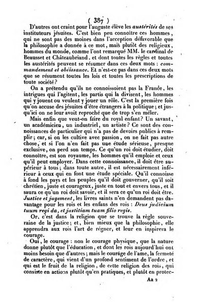 L'ami de la religion journal et revue ecclesiastique, politique et litteraire