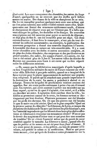 L'ami de la religion journal et revue ecclesiastique, politique et litteraire