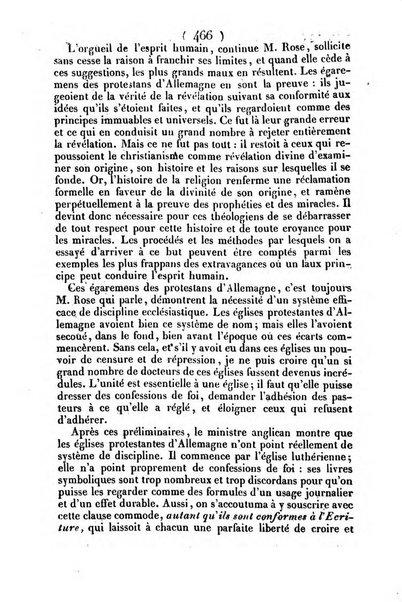 L'ami de la religion journal et revue ecclesiastique, politique et litteraire