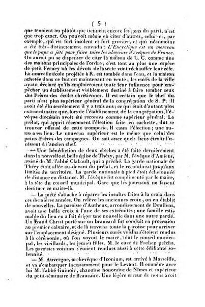 L'ami de la religion journal et revue ecclesiastique, politique et litteraire