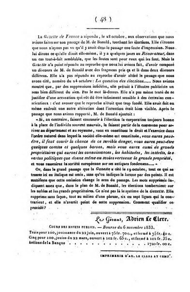 L'ami de la religion journal et revue ecclesiastique, politique et litteraire