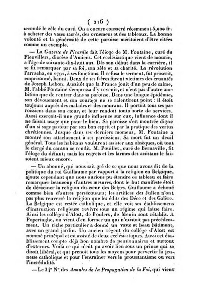 L'ami de la religion journal et revue ecclesiastique, politique et litteraire