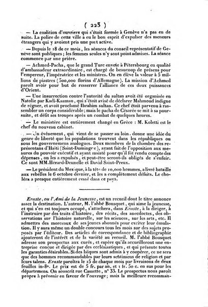 L'ami de la religion journal et revue ecclesiastique, politique et litteraire