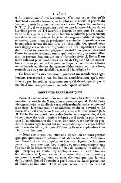 L'ami de la religion journal et revue ecclesiastique, politique et litteraire