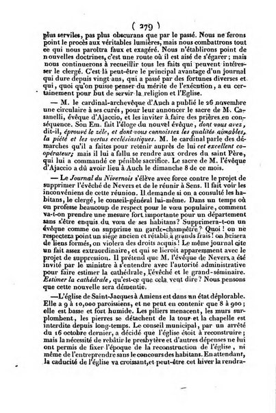 L'ami de la religion journal et revue ecclesiastique, politique et litteraire