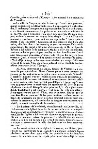 L'ami de la religion journal et revue ecclesiastique, politique et litteraire