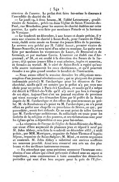 L'ami de la religion journal et revue ecclesiastique, politique et litteraire