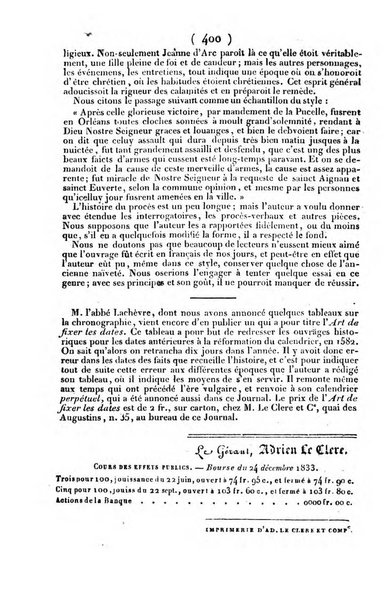 L'ami de la religion journal et revue ecclesiastique, politique et litteraire