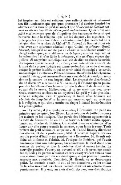 L'ami de la religion journal et revue ecclesiastique, politique et litteraire