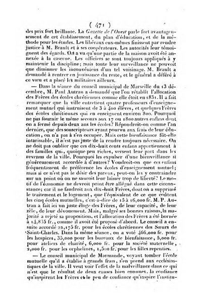 L'ami de la religion journal et revue ecclesiastique, politique et litteraire