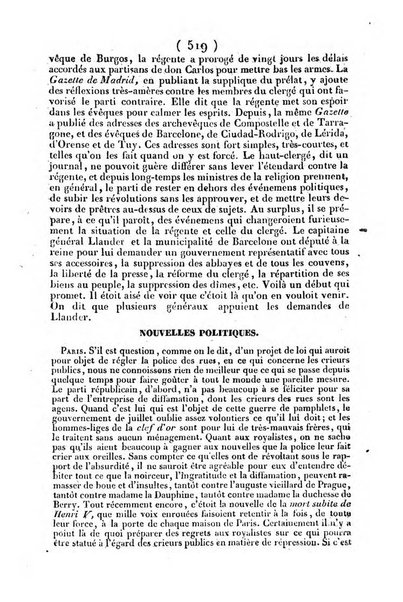 L'ami de la religion journal et revue ecclesiastique, politique et litteraire