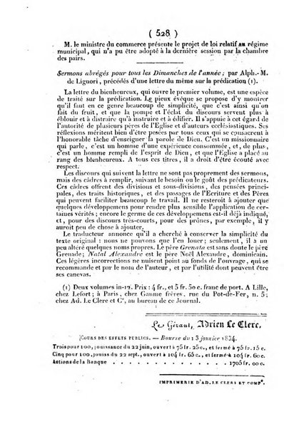 L'ami de la religion journal et revue ecclesiastique, politique et litteraire