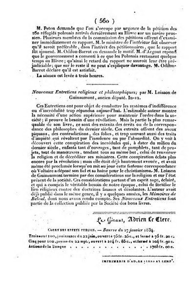 L'ami de la religion journal et revue ecclesiastique, politique et litteraire