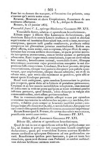 L'ami de la religion journal et revue ecclesiastique, politique et litteraire