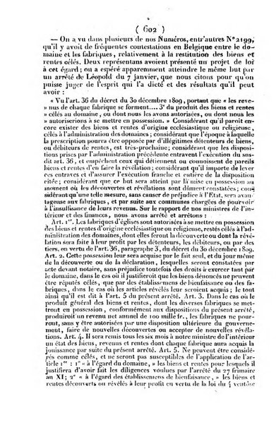 L'ami de la religion journal et revue ecclesiastique, politique et litteraire