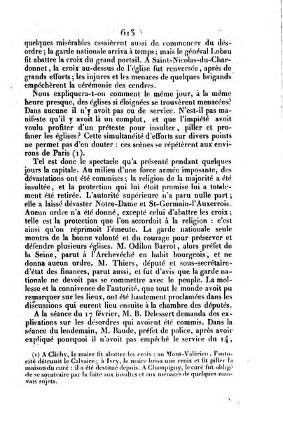 L'ami de la religion journal et revue ecclesiastique, politique et litteraire