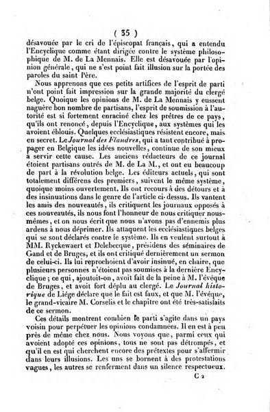 L'ami de la religion journal et revue ecclesiastique, politique et litteraire