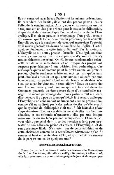 L'ami de la religion journal et revue ecclesiastique, politique et litteraire