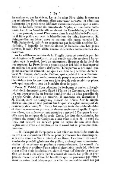 L'ami de la religion journal et revue ecclesiastique, politique et litteraire