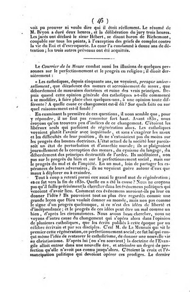 L'ami de la religion journal et revue ecclesiastique, politique et litteraire