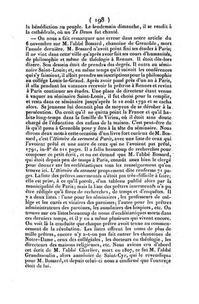 L'ami de la religion journal et revue ecclesiastique, politique et litteraire