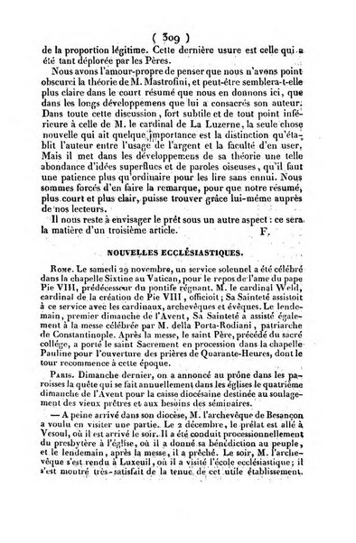 L'ami de la religion journal et revue ecclesiastique, politique et litteraire