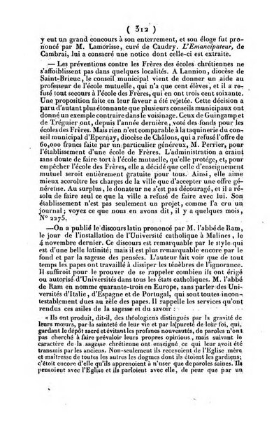 L'ami de la religion journal et revue ecclesiastique, politique et litteraire