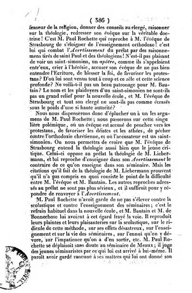 L'ami de la religion journal et revue ecclesiastique, politique et litteraire