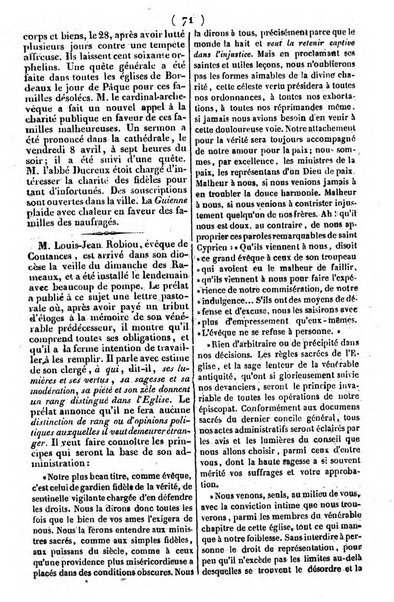 L'ami de la religion journal et revue ecclesiastique, politique et litteraire