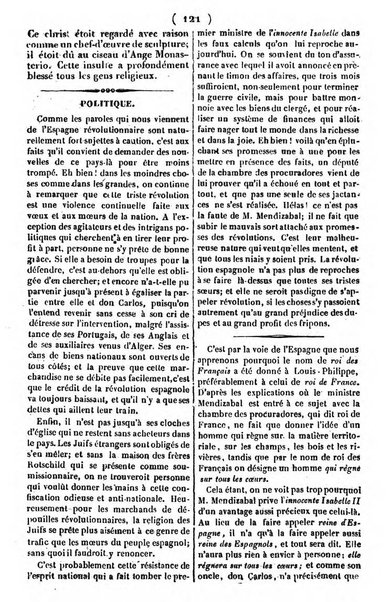 L'ami de la religion journal et revue ecclesiastique, politique et litteraire