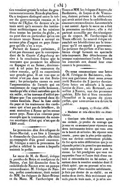 L'ami de la religion journal et revue ecclesiastique, politique et litteraire