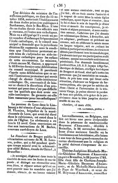 L'ami de la religion journal et revue ecclesiastique, politique et litteraire